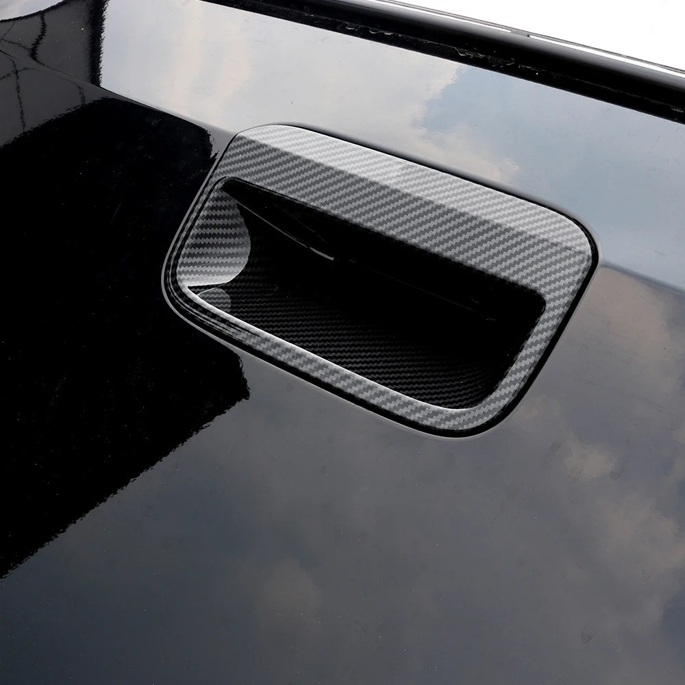Xe Điều Chỉnh Sợi Carbon Cốp Xe Tay Cầm Viền Bên Ngoài Phần Dành Cho Xe Hyundai Staria 2021-2026 Phụ Kiện
