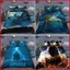 ST2 Godzilla 3in1 Bộ Chăn Ga Gối Chăn Gối Phòng Ngủ Thoải Mái Có Thể Giặt Được Nhà Phù Hợp Với TS2