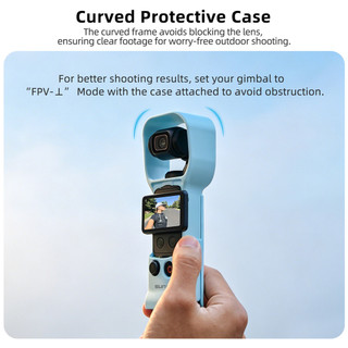 Dành cho vỏ bảo vệ DJI Osmo Pocket 4 / 3, không cần tháo, không cần lo lắng về túi 4, chặn ánh sáng, chống rơi, chống trầy xước vlog cầm tay bộ truy cập camera thể thao