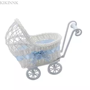 KIKIN Mini Xe Đẩy Hình Hộp Đựng Hoa Bát Đựng Thùng Cho Đồ Chơi Và Đồ Chơi Nhỏ