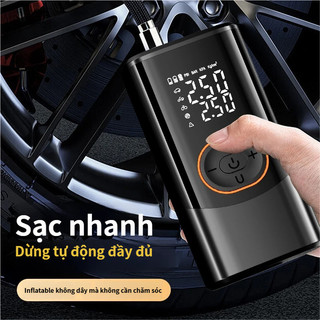 Máy bơm không khí lốp không dây chất lượng cao, thông minh, dung tích lớn-Thích hợp cho ô tô, xe máy, xe đạp