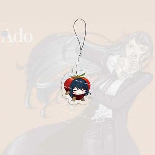 Acrylic Japanese singer Ado Mobile Phone Charms Ado Small Pendant Phone Chain Keychain accessories Fans Gifts