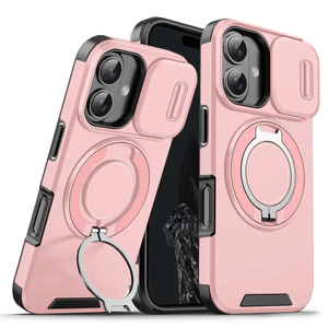 Ốp Điện Thoại Chống Sốc, Cho iPhone 17 Pro Max, 16 Pro Max, 15 Pro Max, 14, 13, 12 Pro Max, Có Giá Đỡ Kim Loại, Bảo Vệ Ống Kính, Bảo Vệ Vỏ Cứng