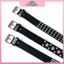 MYPANDA Thắt lưng da thời trang studded gothic, điều chỉnh được, phù hợp phong cáchpunk