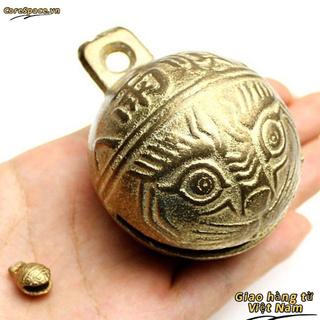 [Vận chuyển địa phương] Chuông đồng thau CORESSPACE, Chuông đồng Mini Chuông cổ chó, Phụ kiện trang sức cổ điển 11mm14mm18mm20mm53mm
