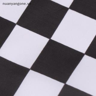 Nuanyangone.vn 10 Cái Và Cờ Vuông Trắng Tay Đua Cờ Vẫy Cờ Đua Cờ Xe Cờ Mới