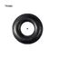 SMILE Tail Fxed Wing Máy Bay Bánh Xe Hub, 0,75 "- 5" Inch Cao Su Trẻ Em Máy Bay Đồ Chơi Phần, Đen DIY Máy Bay Phụ Kiện Thay Thế Máy Bay RC