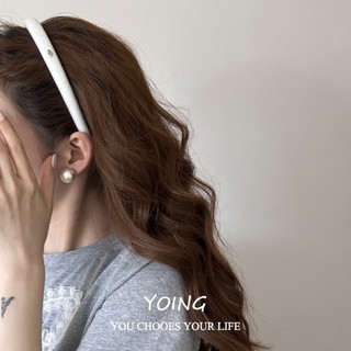 Băng đô retro màu trơn và kẻ sọc, phong cách ngọt ngào