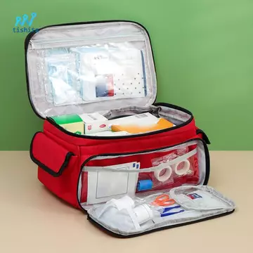 Bộ sơ cứu rỗng, Bộ khẩn cấp chuyên nghiệp, Bộ sắp xếp để đi bộ đường dài, gia đình và phòng tập thể dục.