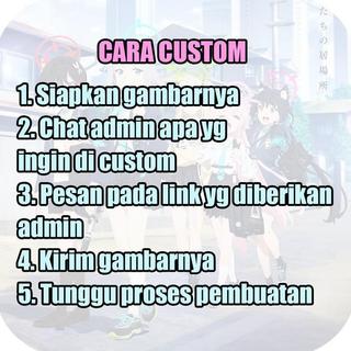 Gantungan Photocard/ID card Blue Archive, Gantungan Kunci PVC Anime - Aru