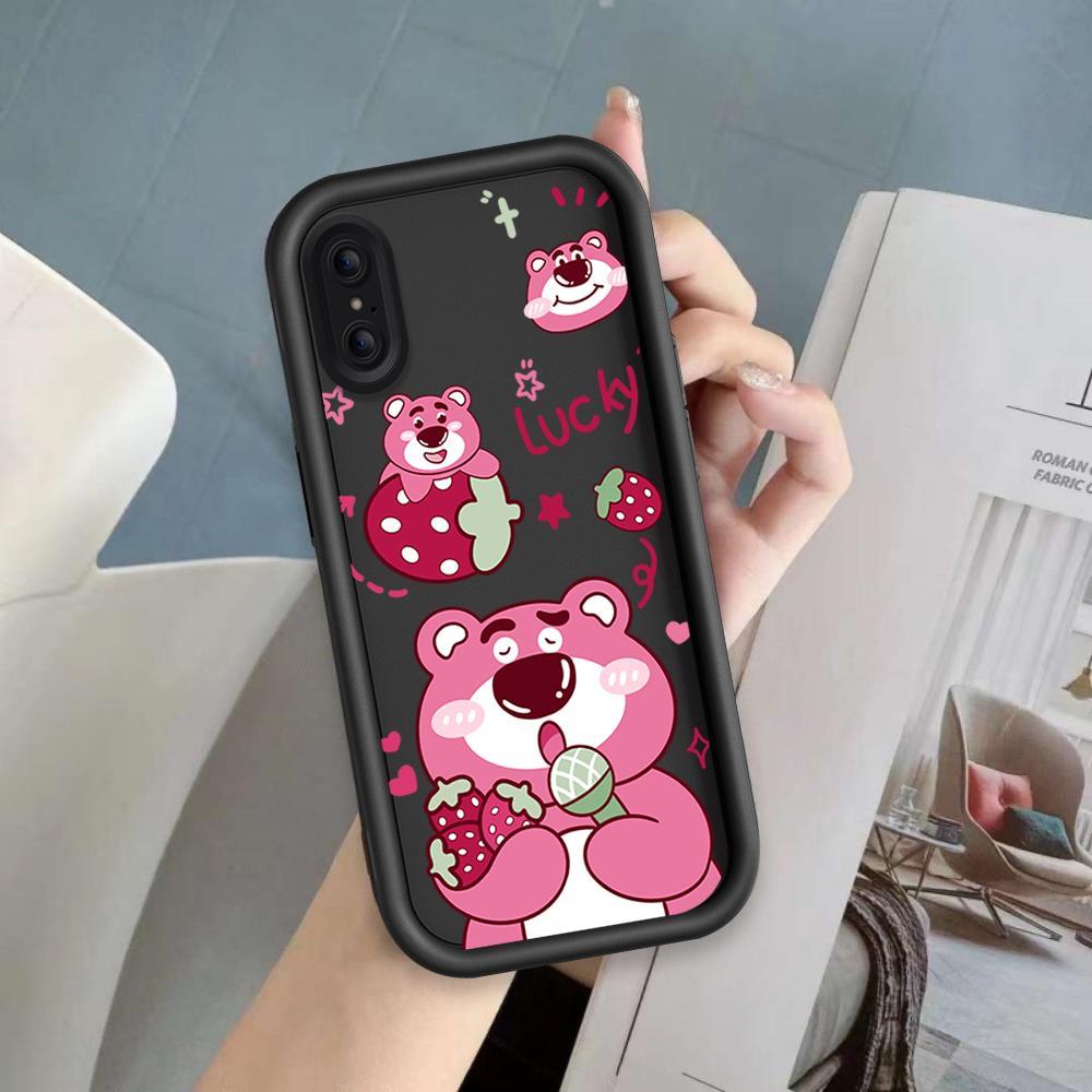 Ốp Lưng Cho iPhone X XR XS Max Hoạt Hình Xu Hướng Silicon Mềm Ốp lưng TPU Toy Story Lotso Angel Eye Ốp Lưng Chống Sốc