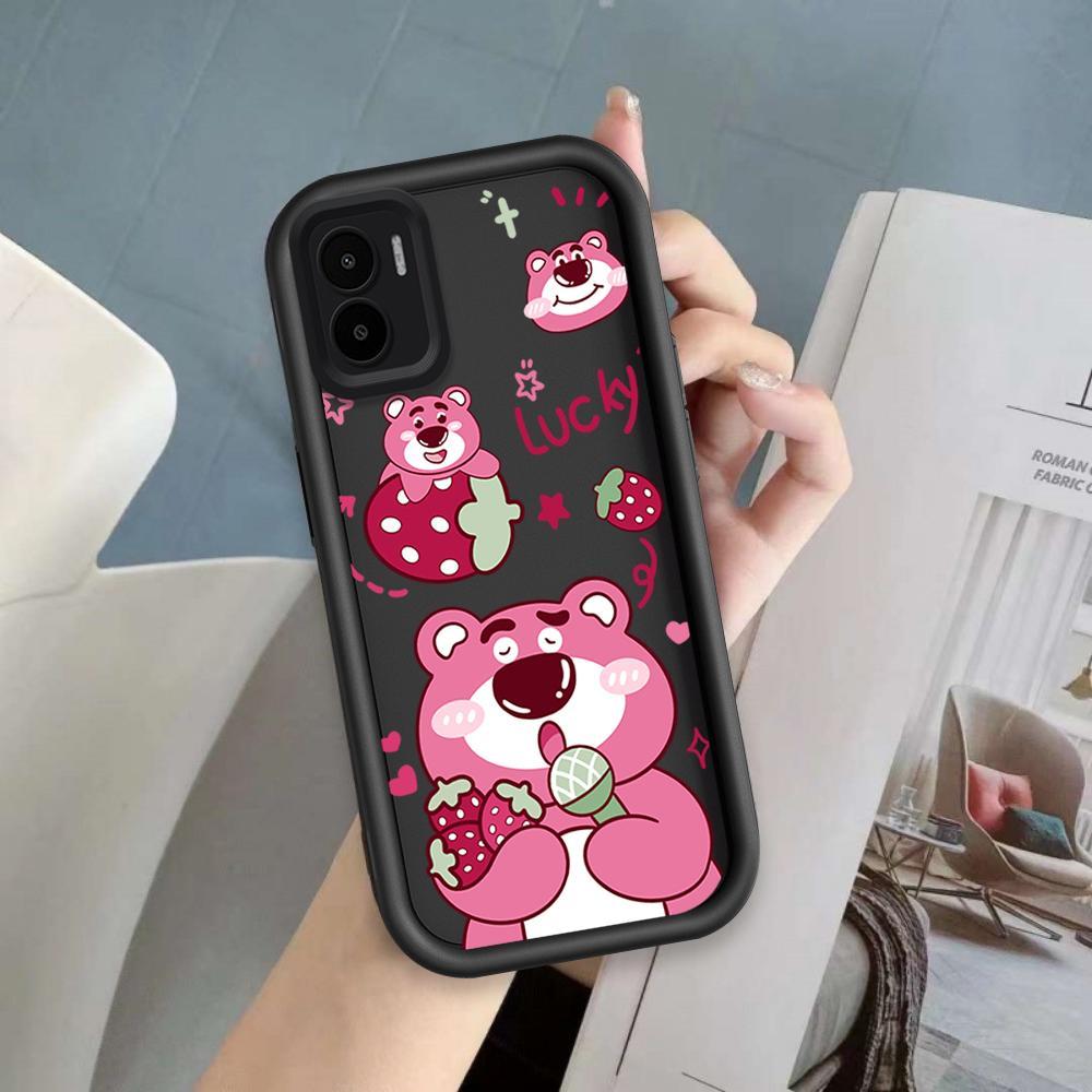 Vỏ Cho Redmi A1 A2 Phim Hoạt Hình Silicon Mềm Đáng Yêu Ốp lưng TPU Câu Chuyện Đồ Chơi Lotso Mắt Thiên Thần Ốp Lưng Chống Sốc