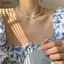 Bigapple Ngọc Trai Thanh Lịch Đính Hạt Choker Nelace - Dây Xích Xương Đòn Hai Lớp - Quà Tặng Nữ RDG