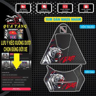 COMBO MẪU CARBON CÁC DÒNG XE  TEM DÁN NHỰA NHÁM