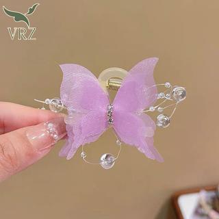 VRZ Ngọt Bướm Kẹp Tóc Cho Nữ Cô Gái Pháp Tính Khí Bướm Thời Trang Phụ Kiện Tóc HOT