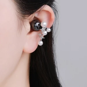 BTM Sleekly Kim Loại Kẹp Tai Trang Trí Cho Freeclip 1 2 Tai Nghe Kẹp Trên Charm Tăng Cường Và Thẩm Mỹ Kháng Cáo