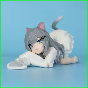 HT3 Nachoneko Nút chặn mì Catgirl dễ thương Hình hành động Trang trí TH3
