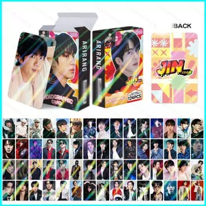 HT2 124 Cái / bộ BTS JIN LOMO Thẻ Dán Album thứ 5 ARIRANG Bưu Thiếp Bộ Sưu Tập Ngôi Sao Ngoại Vi TH2