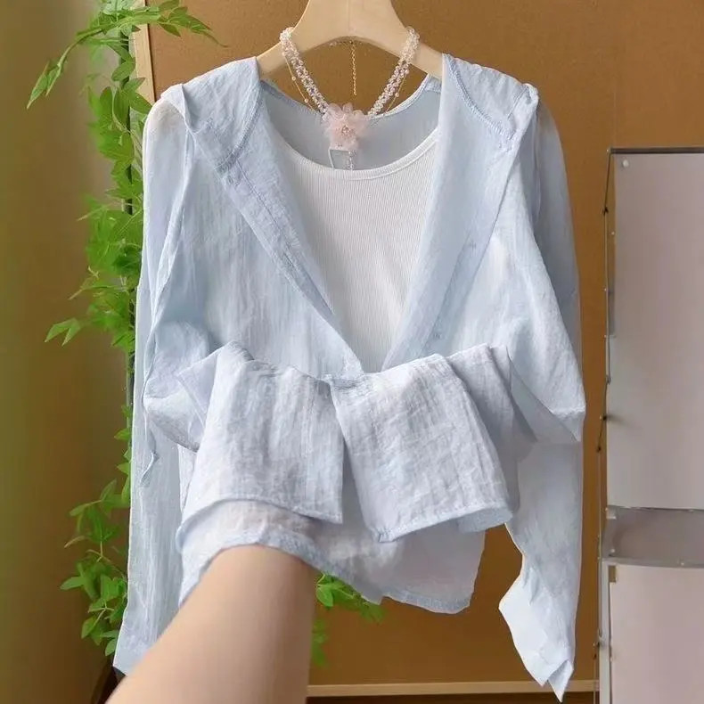 Áo Sơ Mi Nữ Thời Trang Mới Rời Dài Tay
