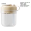 Linh hồn| Máy làm đá viên Brew Cup Mini Ice Cube Barrel 2 trong 1 Máy làm đá viên cầm tay có ống hút Cốc nhựa không chứa Bpa chống rò rỉ Dễ dàng giải phóng cho đồ uống cho Đông Nam