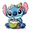 Stitch Sticker Cửa Sổ Thân Cửa Sổ Trang Trí Phòng Tủ Lạnh Vali Tự Dính Chống Thấm Nước Miếng Dán