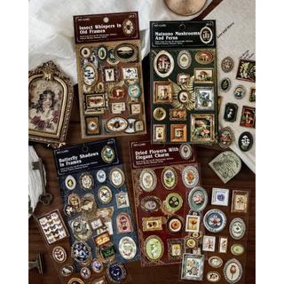 JIANWU Lịch Sử Tự Nhiên Bảo Tàng Series Vintage Thực Vật Nhãn Hoa Phong Cảnh Chất Liệu Cắt Dán Sáng Tạo Tạp Chí Văn Phòng Phẩm