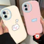 Thú vị cá mèo trường hợp iPhone 16 ProMax 11 12 13 14 Plus 15Pro 16 XR XS Max 7 8Plus Silicone Cartoon