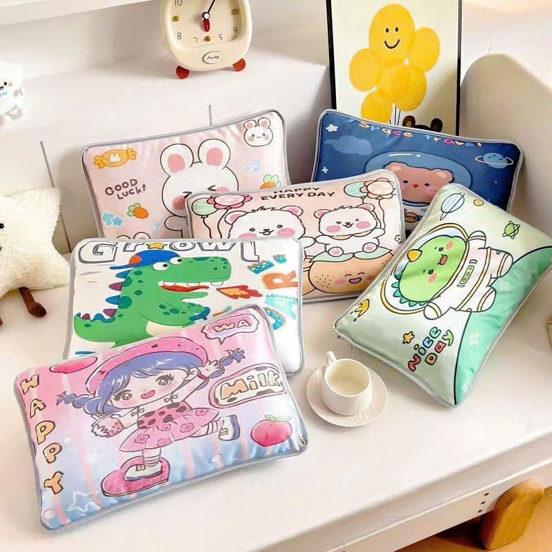 Gối Băng Lạnh Trẻ Em 30x50cm Gối Mát Cho Bé Mùa Hè | Chất Liệu Lạnh Thoáng Mát Họa Tiết Hoạt Hình Ngộ Nghĩnh Dễ Thương