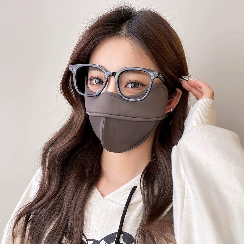 Khẩu Trang Chống Nắng Cotton Cao Cấp Hai Lớp Kháng UV UPF 50+ Mềm Mịn Co Giãn Dành Cho Nam Nữ Che Nắng Hiệu Quả