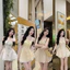ĐẦM HOA NHÍ 2 DÂY VIỀN NƠ NHÚN NƠ XOÈ LAI REN BYJOLIE