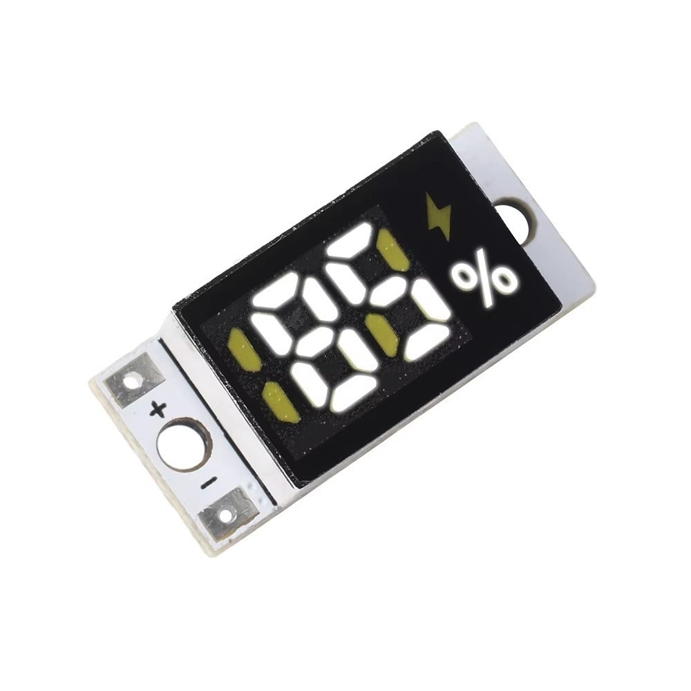 Mô-đun chỉ báo mức pin NOTE1, Màn hình kỹ thuật số LED Hiển thị đồng hồ đo công suất pin được kết nối, nút thông minh Hoạt động công suất thấp Đèn báo pin Lithium