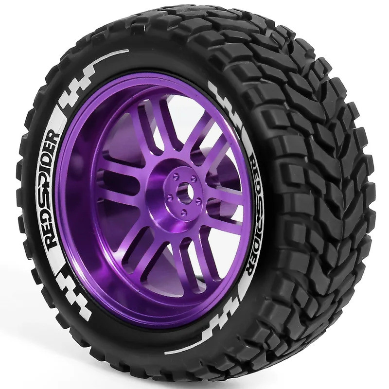 4 75 * 30mm 1 / 10 Kim Loại RC On-Road Wheel Lốp 2.95 "OD 12mm Hex cho 1 / 10 Tamiya TT01 TT02 XV02 XV01 WLtoys HSP Kyosho WR8 RedCat Sakura HPI