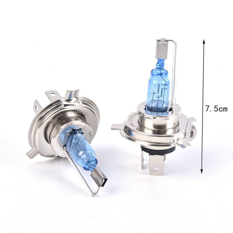 [DASK] 2 Chiếc Siêu Sáng 35 / 55w Xe H4 Đèn Halogen Ổ Cắm Bóng Đèn Pha Tự Động