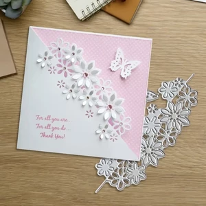 Bướm Khung Hoa Kim Loại Thép Carbon Cắt Khuôn Handmade DIY Album Ảnh Thiệp Chúc Mừng Cắt Chết Giấy Thủ Công Sổ Lưu Niệm Dập Nổi Khắc Bản Mẫu