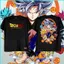 SY3 Dragon Ball Son Goku Saiyan Cosplay Vải Full Graphic Mùa Hè Áo Thun Cho Trẻ Em Anime Tay Ngắn Top YS3