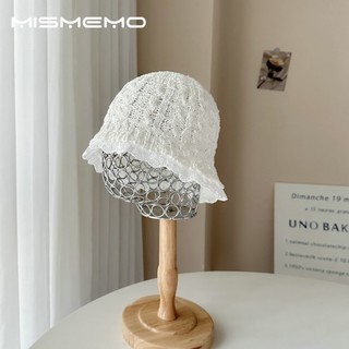 MISMEMO Ren Rỗng Xô Mũ Nữ Mùa Hè Phong Cách Hàn Quốc Phù Hợp Với Thể Hiện Mặt Nhỏ Phong Cách Nhật Bản Mũ Xô
