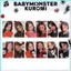 HT2 6 Cái / bộ BÉMONSTER × Kuromi LOMO Card AHYEON RAMI Bưu Thiếp Bộ Sưu Tập Ngôi Sao Ngoại Vi TH2