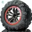 RC Xe Bánh Lốp Lốp Xe Cho XLF X03 X04 X-03 X-04 1 / 10 RC Xe Không Chổi Than Xe Tải Phụ Kiện