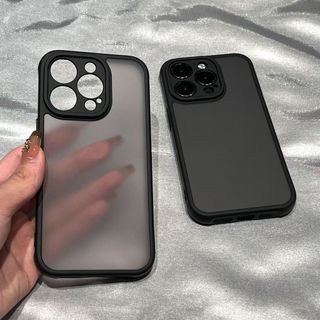 Màu Đen Mờ Thích Hợp Cho Apple 17Promax Ốp Điện Thoại iPhone16 Chống Sốc 15 Tất Cả 14 Silicon 26.4.23
