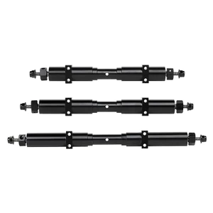 Trục sau không cấp nguồn bằng kim loại 133,5mm / 155mm / 182mm cho xe kéo Tamiya 1 / 14 & Xe RC 1 / 10 – Các bộ phận nâng cấp DIY bền bỉ