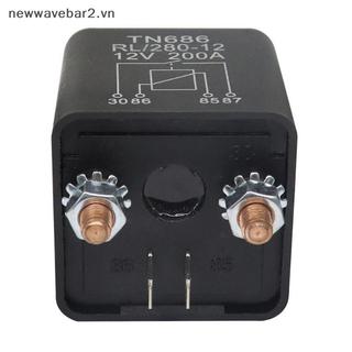 [Mới] Rơle khởi động dòng điện cao 200A 100A 12V / 24V Điện ô tô Rơle khởi động dòng điện nặng Rơle ô tô.