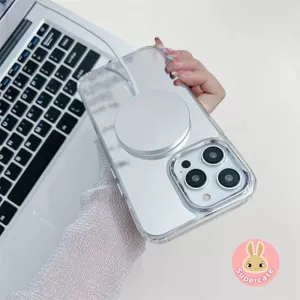 Ốp Điện Thoại Gương Từ Tính Đơn Giản Cho Huawei Nova 15 14 Pro Ultra 13 12 Lite 12i 11 Pro Ultra 11i 10 9 8 7 Pro SE Y91 Y73 Y72 Vỏ Khung Mạ Sang Trọng Vỏ Mềm