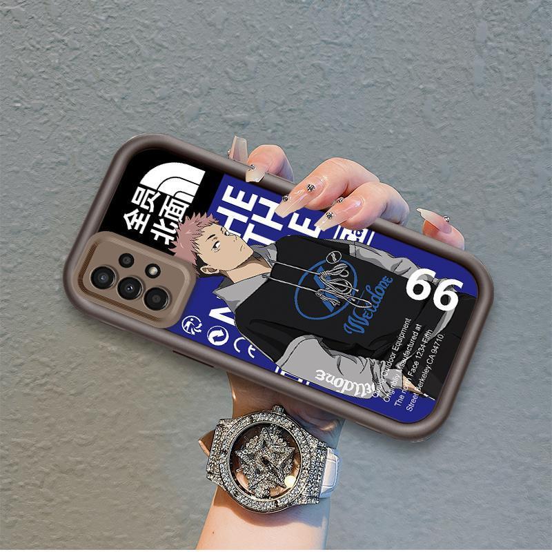 Ốp Lưng Cho Samsung A13 A23 A33 A32 A52 A52S 4G 5G Hoạt Hình Silicon Nghệ Thuật Mềm Ốp lưng TPU Jujutsu Kaisen Anime Mắt Thiên Thần Chống Sốc Ốp Lưng