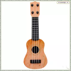 Đồ chơi đàn guitar Ukulele cổ điển dành cho trẻ em màu vàng Giáo dục sớm Đồ dùng dự tiệc đàn guitar nhỏ có thể điều chỉnh