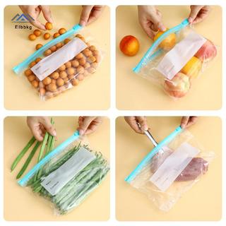 ELBBKG 20 Chiếc Bọc Nhựa Túi Đựng Thực Phẩm Túi Bảo Quản Có Thể Tái Sử Dụng Tủ Đông Sandwich Niêm Phong Túi Bếp Tủ Lạnh Bảo Quản Thực Phẩm Mới