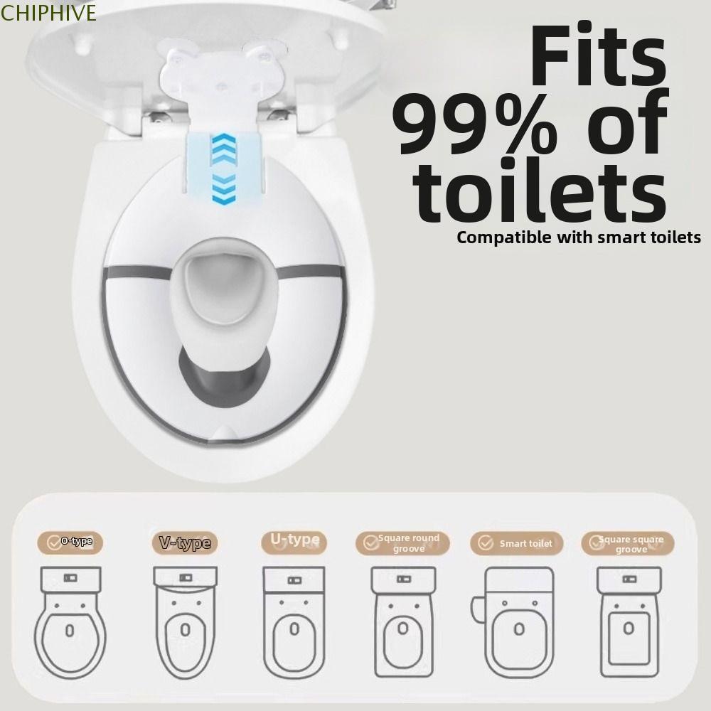 Ghế ngồi bô gấp cho bé CHIPHIVE, Vỏ bọc bồn cầu di động chống trượt chống văng, Tiện lợi đa năng có thể điều chỉnh Dễ dàng giặt cho trẻ em Ghế bô Pad Du lịch