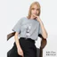 Áo thun cổ tròn tay ngắn phong cách thoải mái, họa tiết in, 100% cotton, phù hợp unisex nam nữ