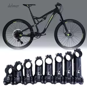 DELMER Thân xe đạp MTB Xe đạp đường trường 31.8mm Thân dài siêu nhẹ 45 / 55 / 65 / 70 / 80 / 90 / 100 / 110mm Thân xe đạp hợp kim nhôm