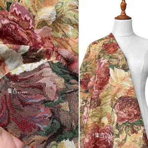 Tranh Sơn Dầu Jacquard Nhiều Màu Sắc Stiff Phác Thảo Van Gogh Nghệ Thuật Dệt Vải Xuân Thu Áo Nửa Váy Túi Vải 4.24