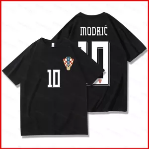 Áo Bóng Đá Cotton Số 10 Luka Modric Cho Giải FIFA World Cup 2026